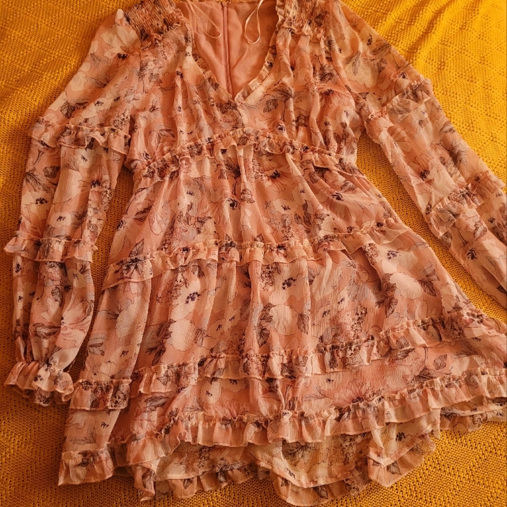 Floral Long Sleeve Dress